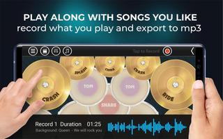 Drum Kit Simulator: Real Drum Kit Beat Maker capture d'écran 3