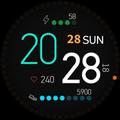 Watch face space