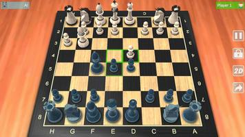 پوستر شطرنج سه بعدی - بازی سلطنتی