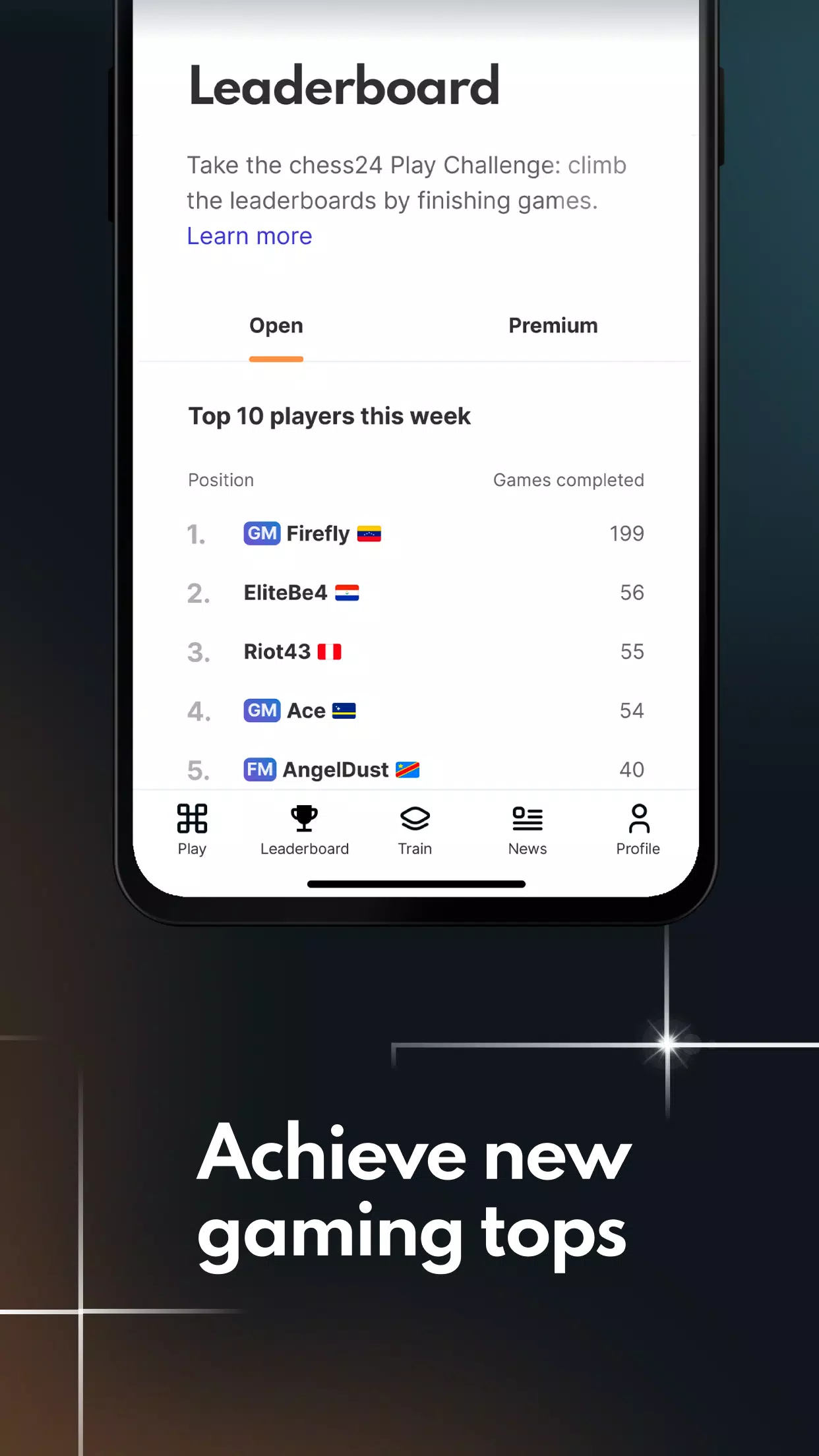 chess24 on iOS and Android 