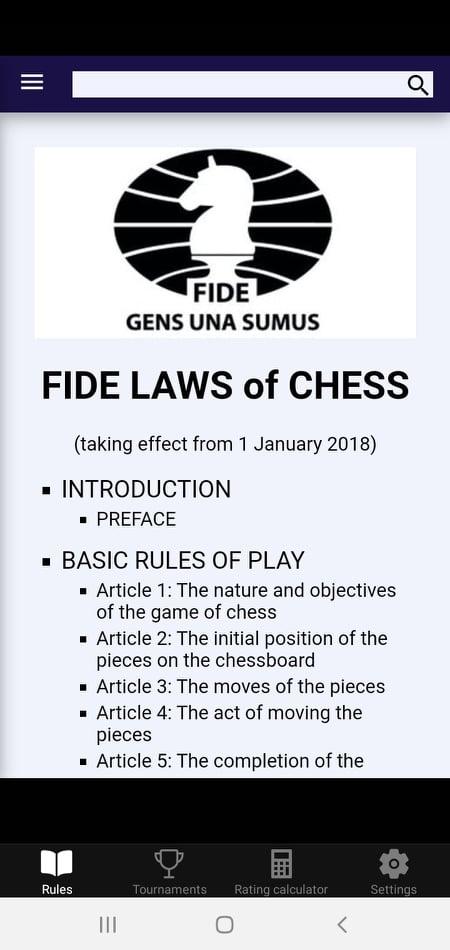 Fide Chess Rating Calculator - Apps on Google Play