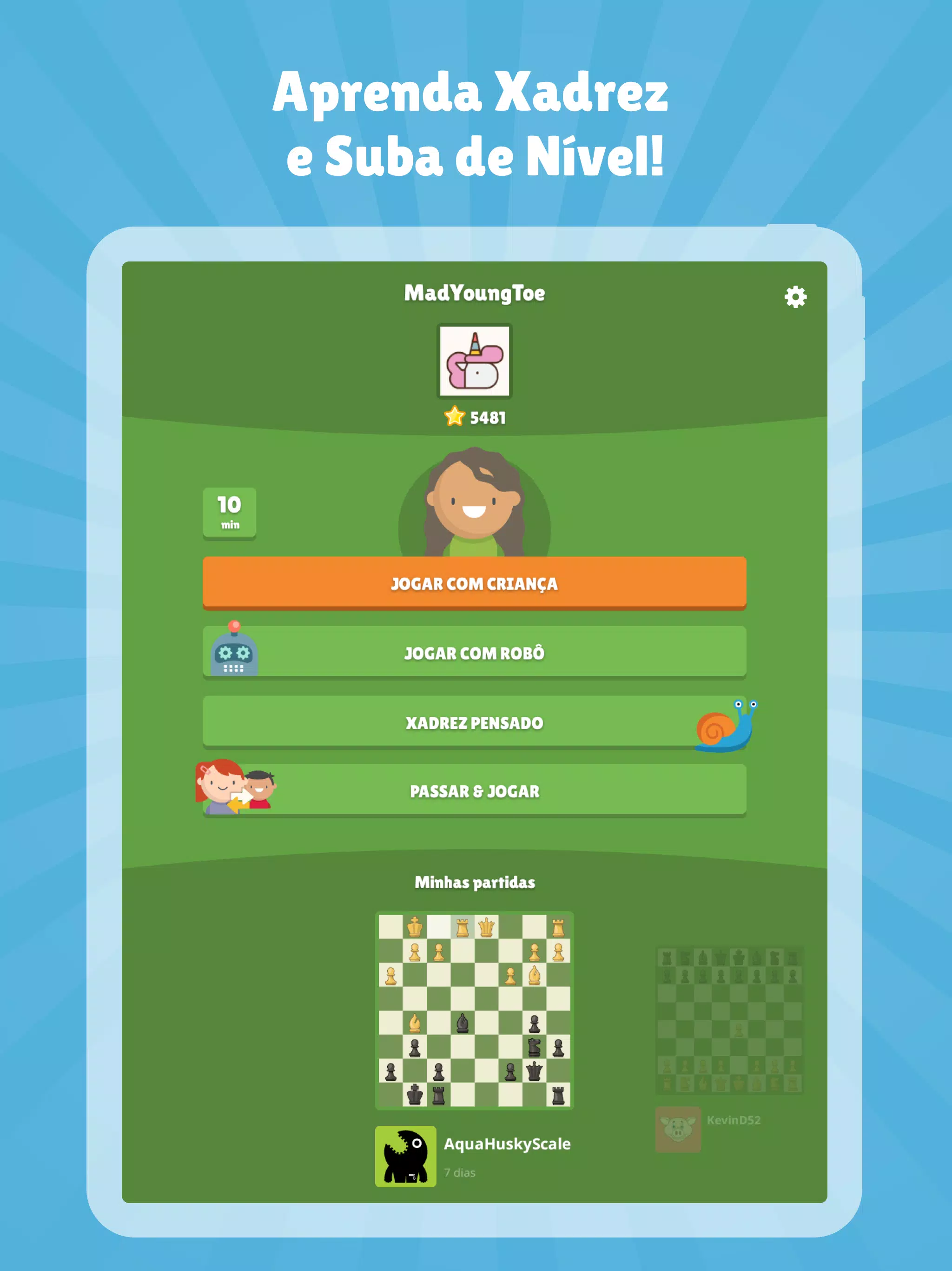 ChessKid - Jogue e Aprenda – Apps no Google Play