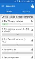 Chess Tactics: French Defense ảnh chụp màn hình 1