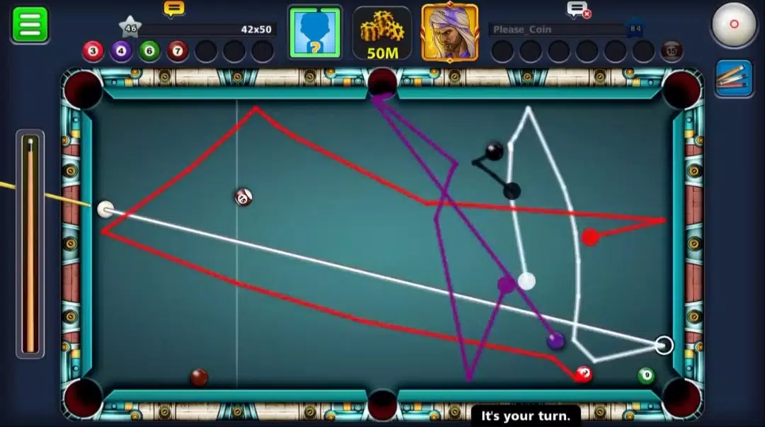 Stream Play 8 Ball Pool with MOD Long Lines on Android: AN1