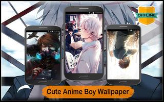 Cute Anime Boy Wallpaper capture d'écran 2