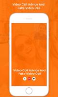 Video Call Advice and Fake Video Call Plakat