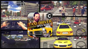Crazy Open World Taxi Driver الملصق