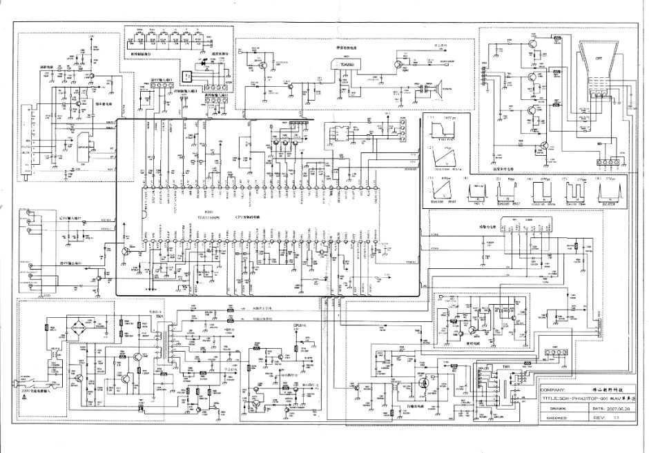 Sharp 70as 01s Color Tv Schematic Diagram Lukdiagrams Julialik Es