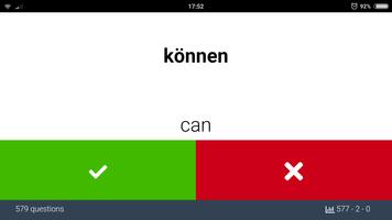 برنامه‌نما German Flashcards عکس از صفحه