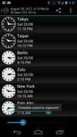 Clocks around the world स्क्रीनशॉट 1