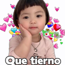Stickers Niña Coreana Pack APK
