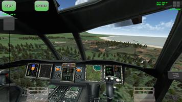 Chinook Helicopter Flight Sim تصوير الشاشة 1