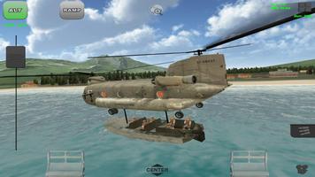 برنامه‌نما Chinook Helicopter Flight Sim عکس از صفحه