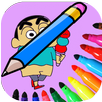 Coloring Shin color chan APK