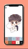 Chibi Color by Number постер
