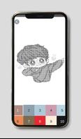 Chibi Color by Number скриншот 3