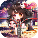 Chibi Wallpaper Gacha life Zipper Lock Screen APK