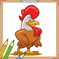 Chicken Coloring Book