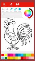 1 Schermata Libro da colorare di pollo