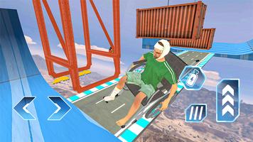 Wheelchair Rush - Stunt Racing Poster