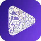 Photo video maker with music icône