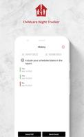 Childcare Night Tracker captura de pantalla 2