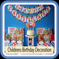 Dekoracje urodzinowe dla dzieci plakat