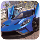 City Traffic Car Driving Ford GT Game アイコン