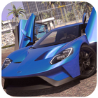 City Traffic Car Driving Ford GT Game biểu tượng