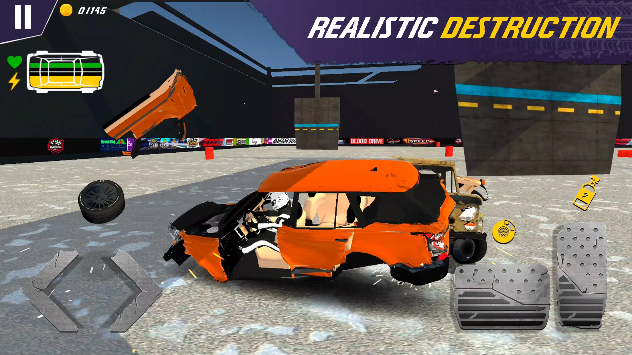 Car Crash X Car Accident Games android iOS apk download for free