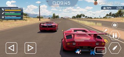 Super Car Race - Hot Legends الملصق
