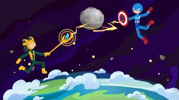 Stickman Fight Supreme Hero الملصق