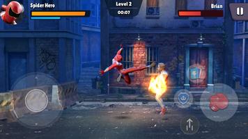 Spider Hero - Gangster Fight اسکرین شاٹ 2