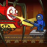 Spider Train Choo vs Amogus