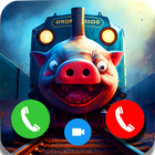 Choo Choo Hungry Pig Fake Call أيقونة