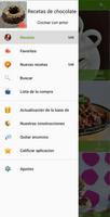 Recetas de chocolate captura de pantalla 1