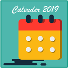 Kalender 2019 lengkap icône