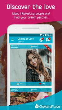 Free Dating & Flirt Chat - Choice of Love screenshot 1