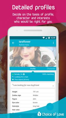 Free Dating & Flirt Chat - Choice of Love Screenshots