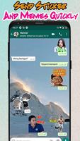 Kumpulan Stiker Lucu Perang Gambar WAStickerApps تصوير الشاشة 2