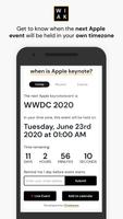 when is Apple keynote? - Apple Events Alert & News โปสเตอร์