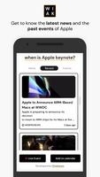 when is Apple keynote? - Apple Events Alert & News स्क्रीनशॉट 1