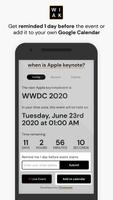 when is Apple keynote? - Apple Events Alert & News capture d'écran 2