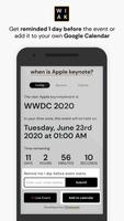 when is Apple keynote? - Apple Events Alert & News تصوير الشاشة 2