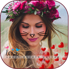 Cool Stickers for Snapchat -Snappy Face Edit 2019 أيقونة