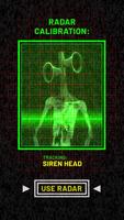 Siren Head Radar Tracker Plakat