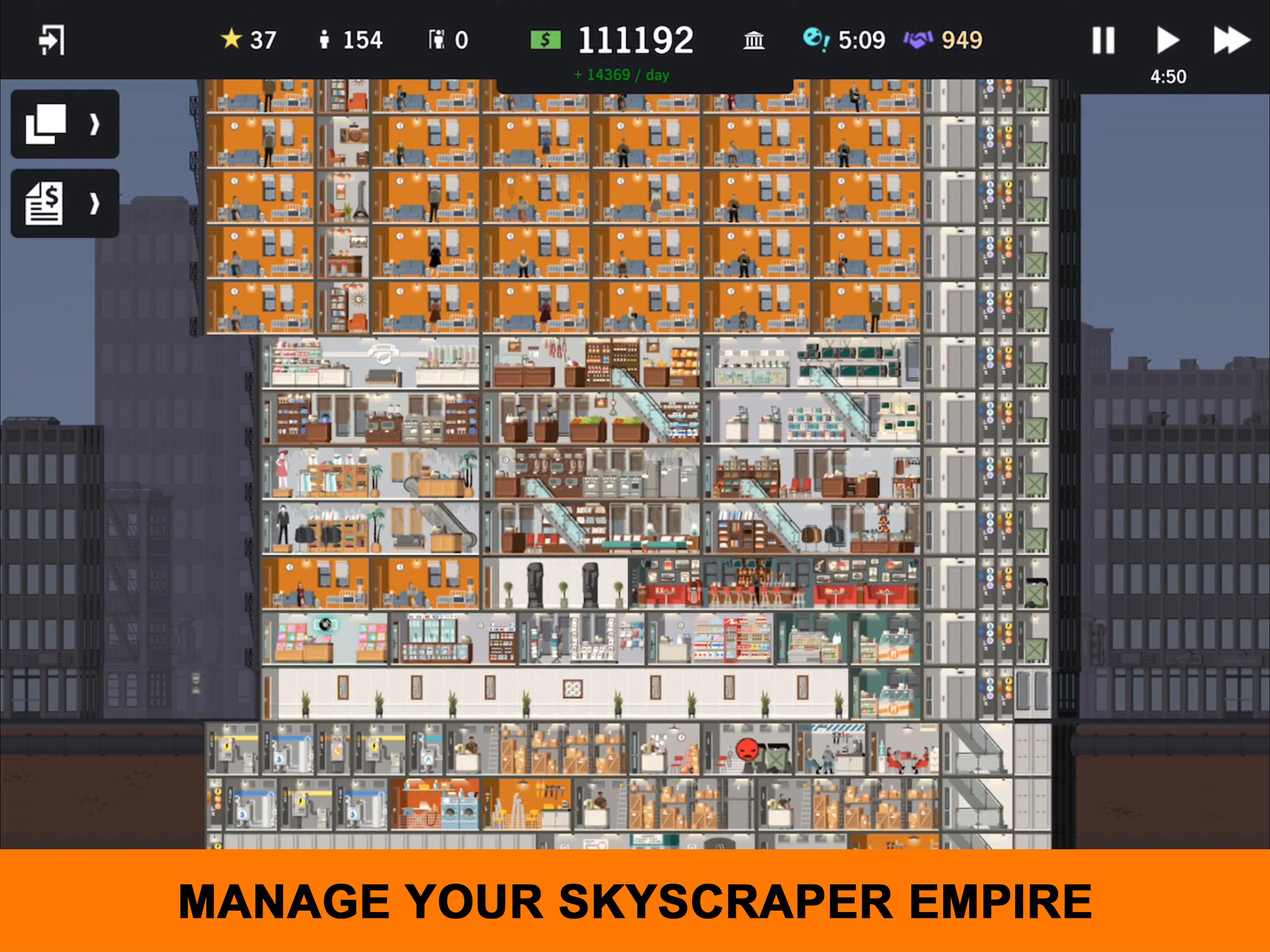 Игры нужный этаж. Project Highrise 2. Стройка небоскреба игра. Постройки в игре Highrise. Игра про многоэтажный дом.