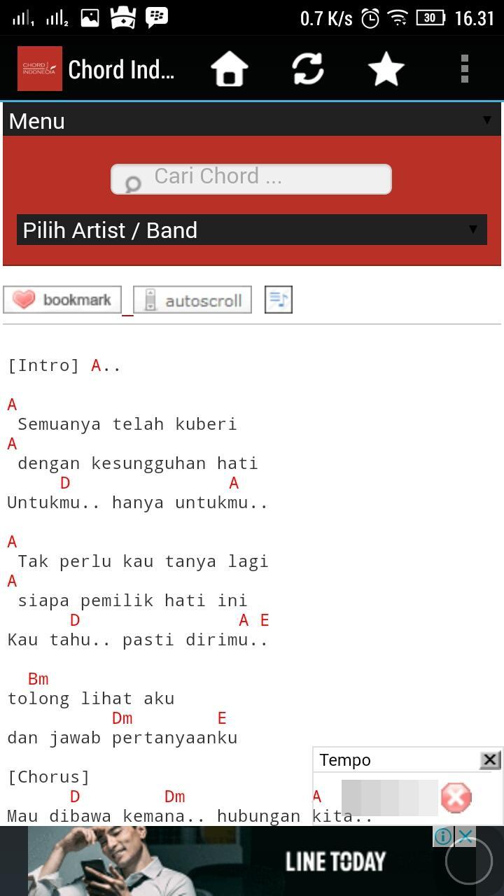 Kunci Gitar Tolong Lihat Aku Dan Jawab Pertanyaanku - Rumah Soal