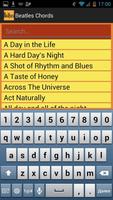 Beatles Chords โปสเตอร์