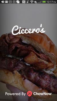 Ciccero’s Pizza poster